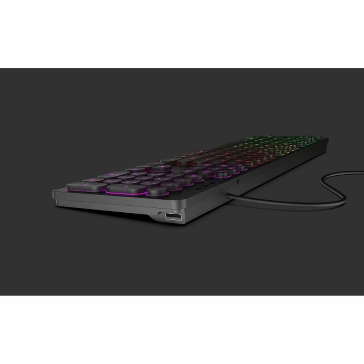 لوحة مفاتيح AZERTY Lab Black-5