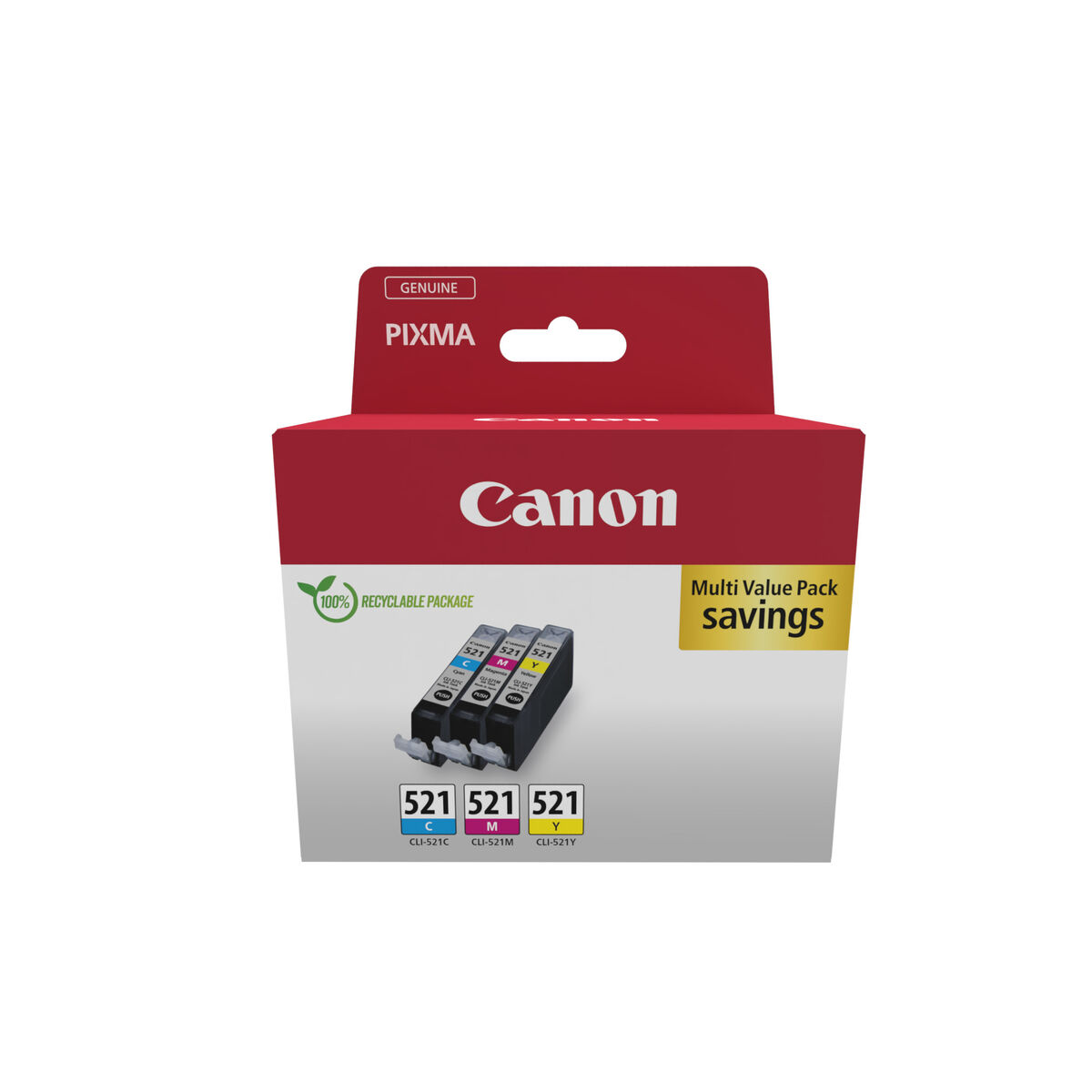 Canon Original Ink Cartridge وردي/أصفر متعدد الألوان-2