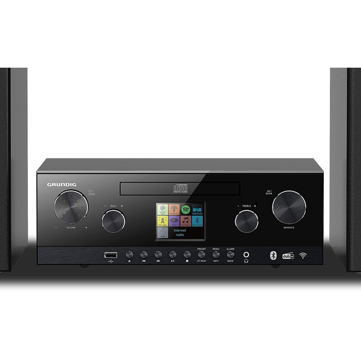 Мини музыкальный центр Grundig CMS5000BT DAB+ Чёрный-3