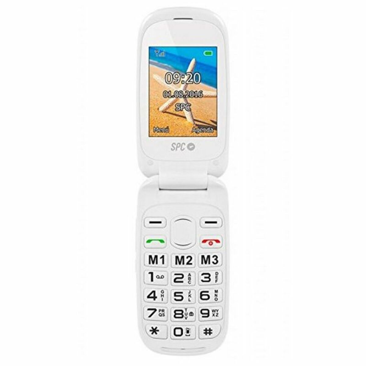 Მობილური ტელეფონი SPC Internet HARMONY WHITE BLUETOOTH FM 2.4 თეთრი-7