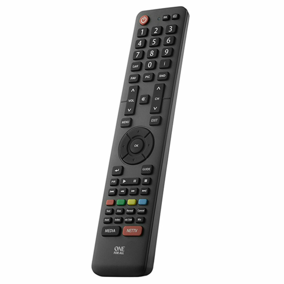 Universal remote control for Hisense One For All URC 1916-4