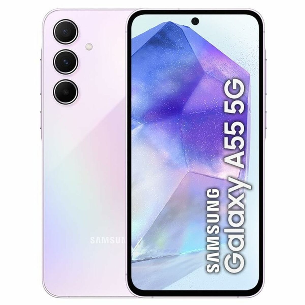 Samsung A55 5G სმარტფონები L.VIOLET 8 GB RAM 256 GB შავი იასამნისფერი-2