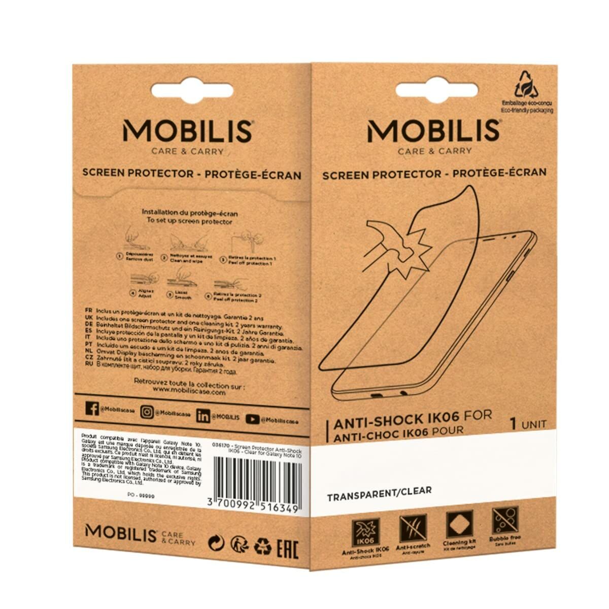 Защита для экрана для телефона Mobilis IK06 Dolphin CT60-3