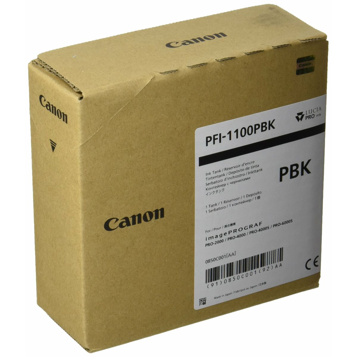 Canon Original Ink Cartridge 0850C001AA Black Gray-2