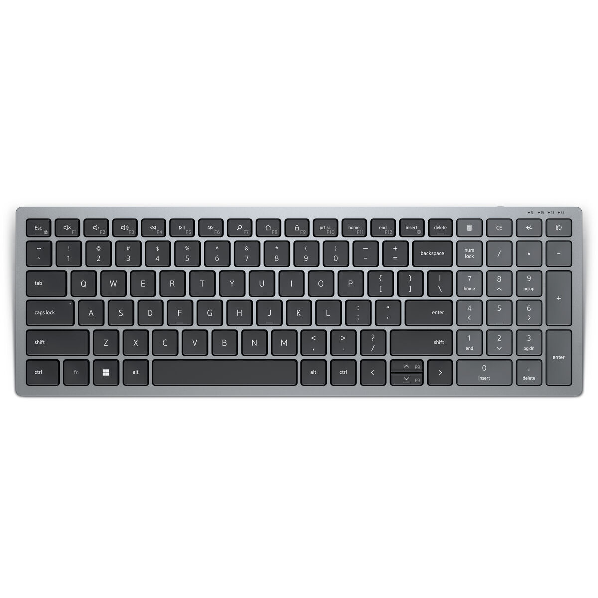 لوحة مفاتيح Dell KB740-GY-R-SPN Gray Spanish Qwerty-2