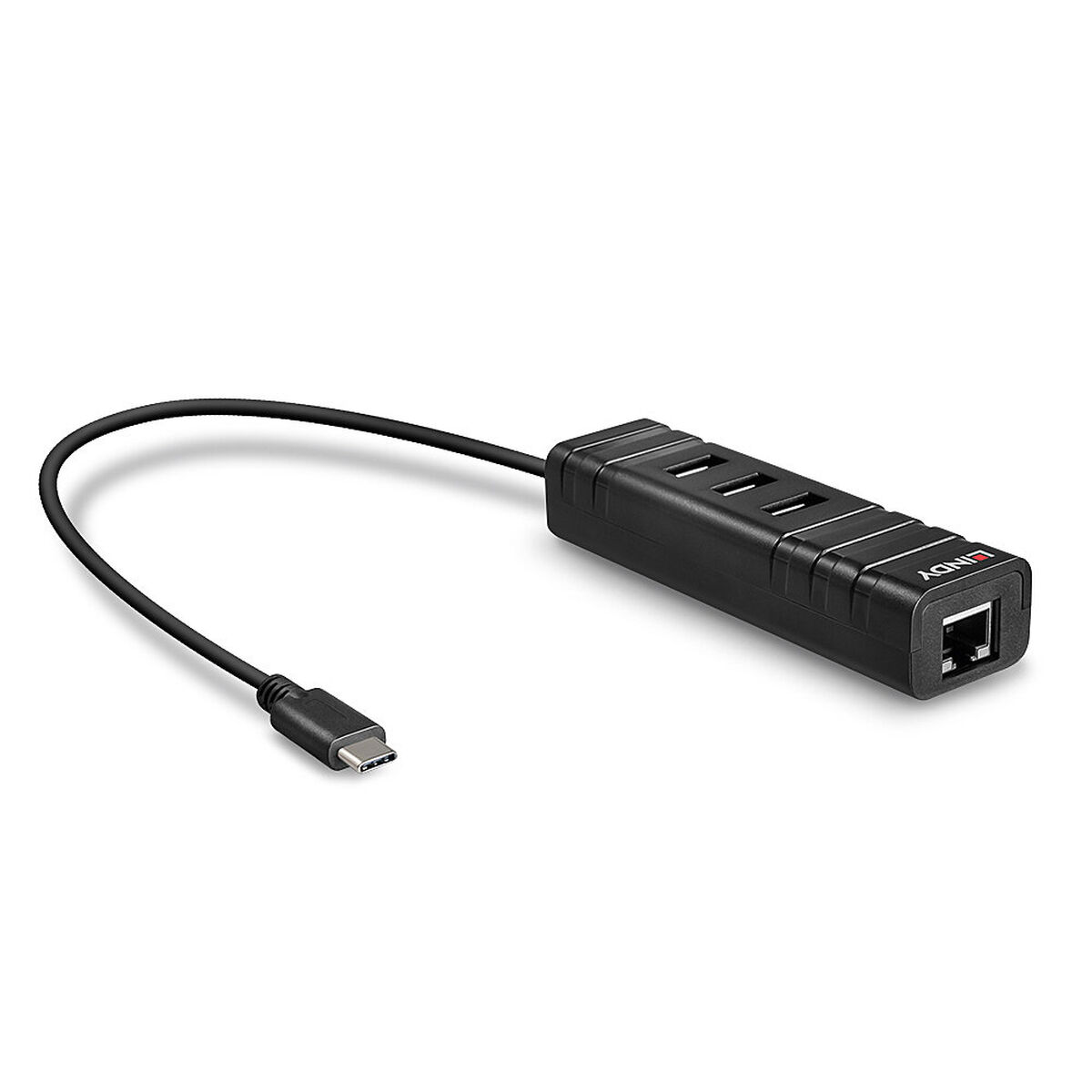 USB-разветвитель LINDY 43249 Чёрный-2