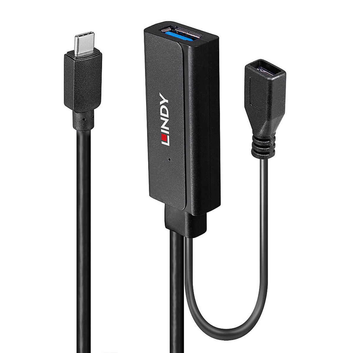 USB-разветвитель LINDY 43344 Чёрный-3