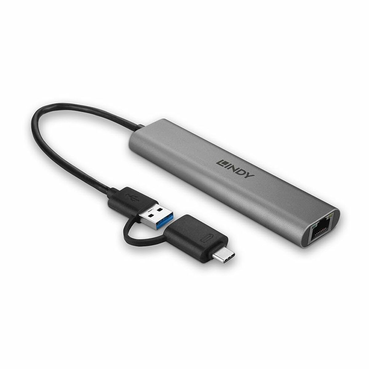 USB-разветвитель LINDY 43379 Чёрный-3