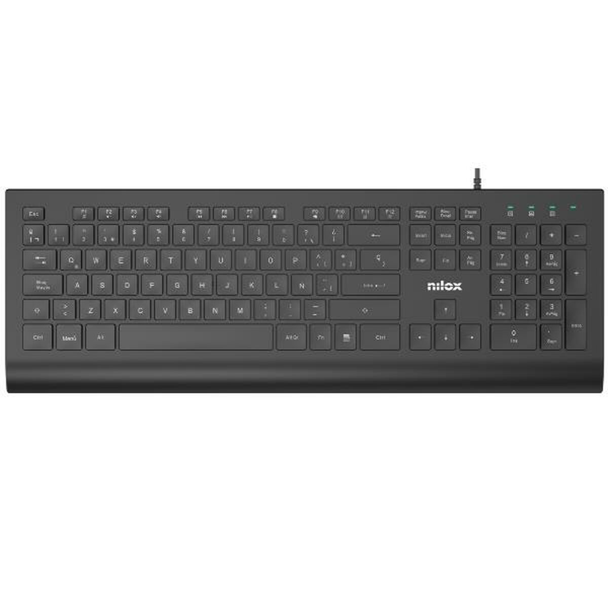 キーボードNilox NXKBE000014ブラックスペイン語Qwerty-2