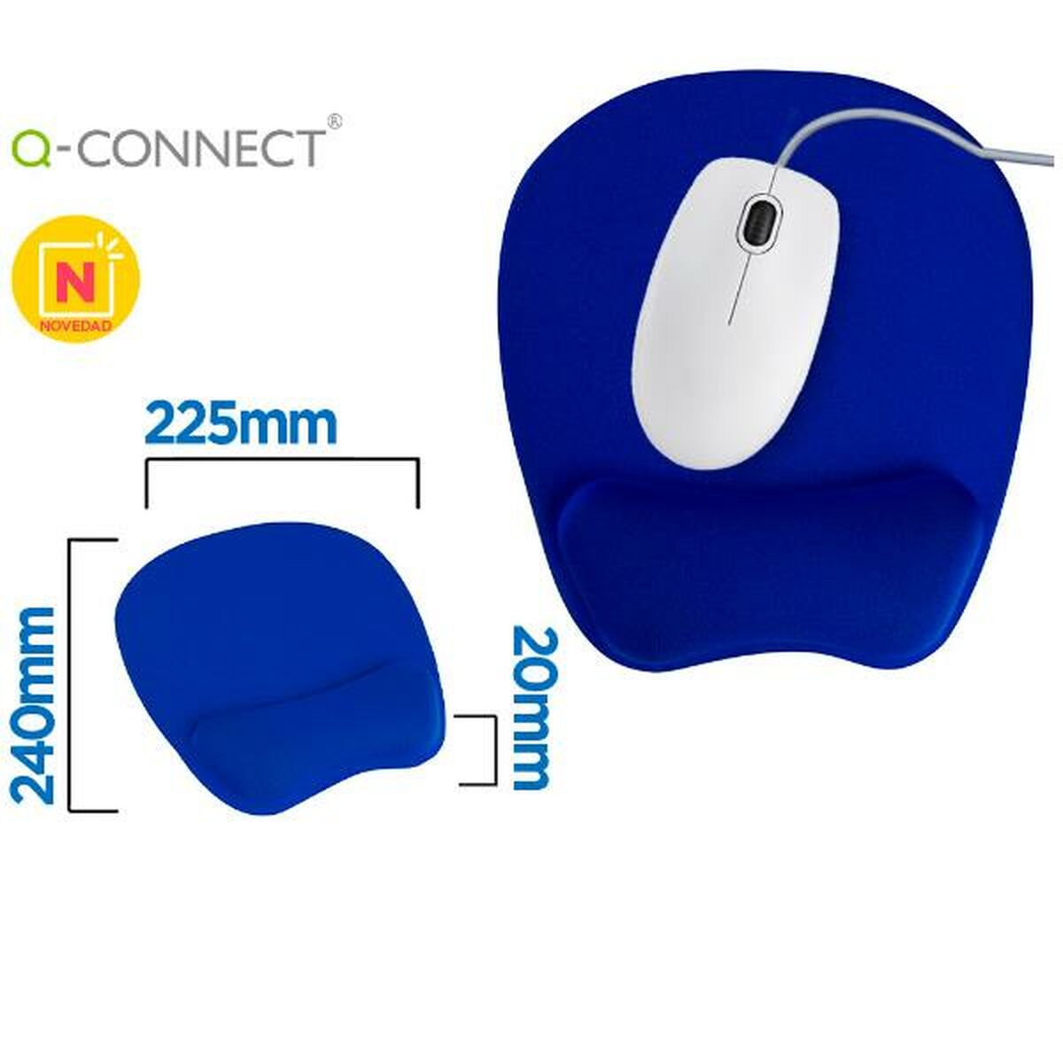 Коврик для мыши Q-Connect KF17231 Синий-2