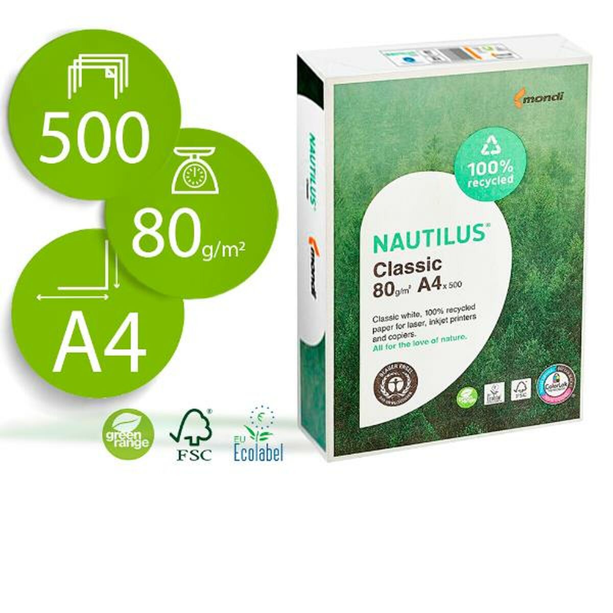Бумага для печати Nautilus NT-80-A4 A4-2