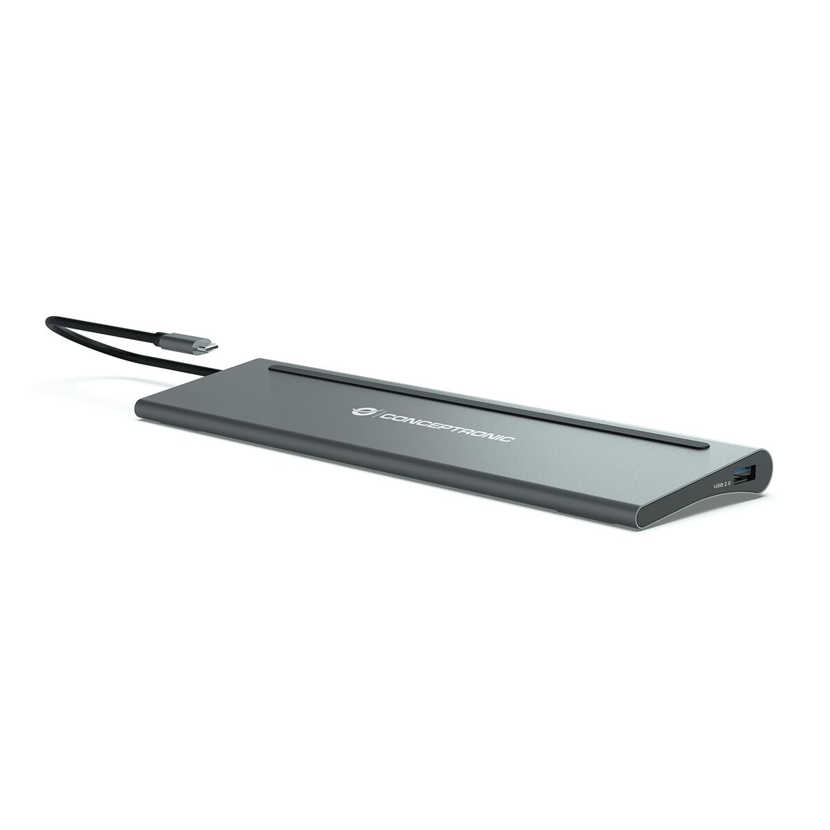 Conceptronic 110518707101 Сұр 100 W USB тармақтағышы (1 дана)-2