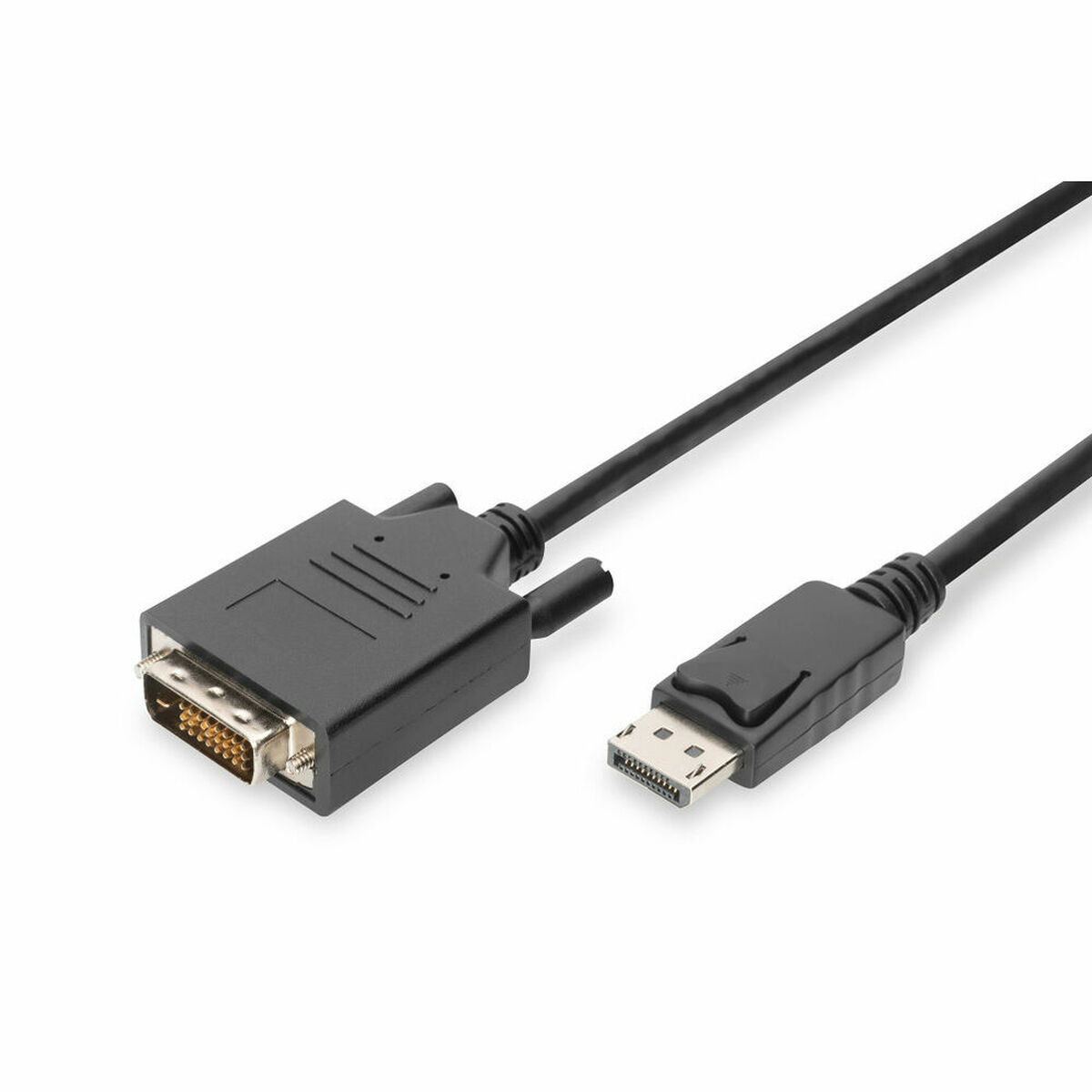 DVI Digitus上的DisplayPort电缆AK-340301-020-S黑色2 m