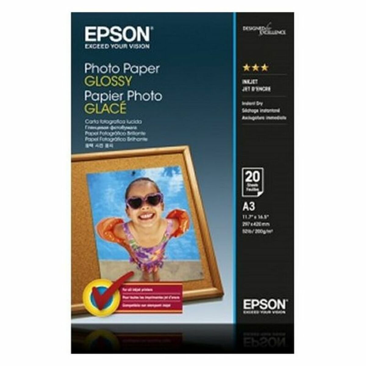 Жылтыр фотоқағаз Epson A3
