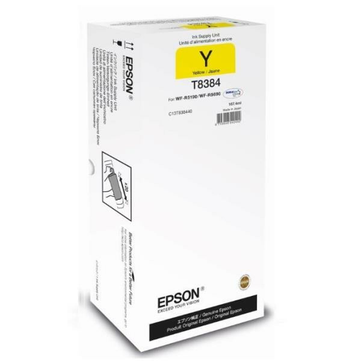 Epson Συμβατό φυσίγγιο μελάνης C13T838440 κίτρινο μαύρο-2