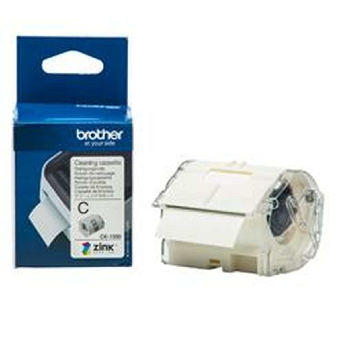 Этикетки для принтера Brother CK1000 Белый Серый-2