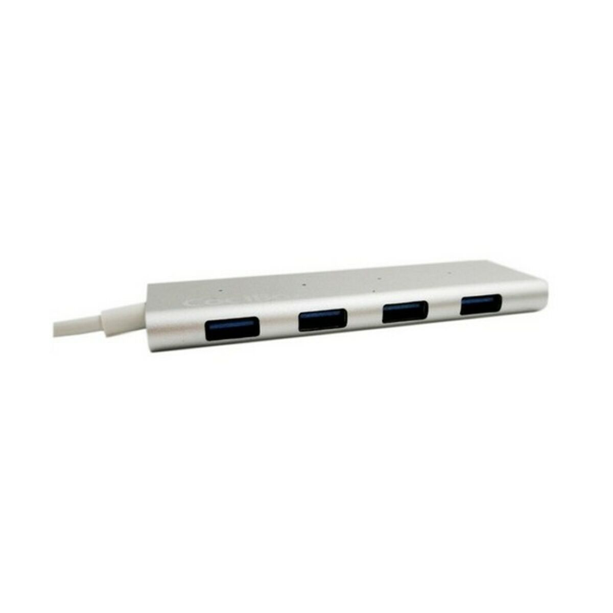 USB-разветвитель C CoolBox COO-HUC4U3 Алюминий Белый-2
