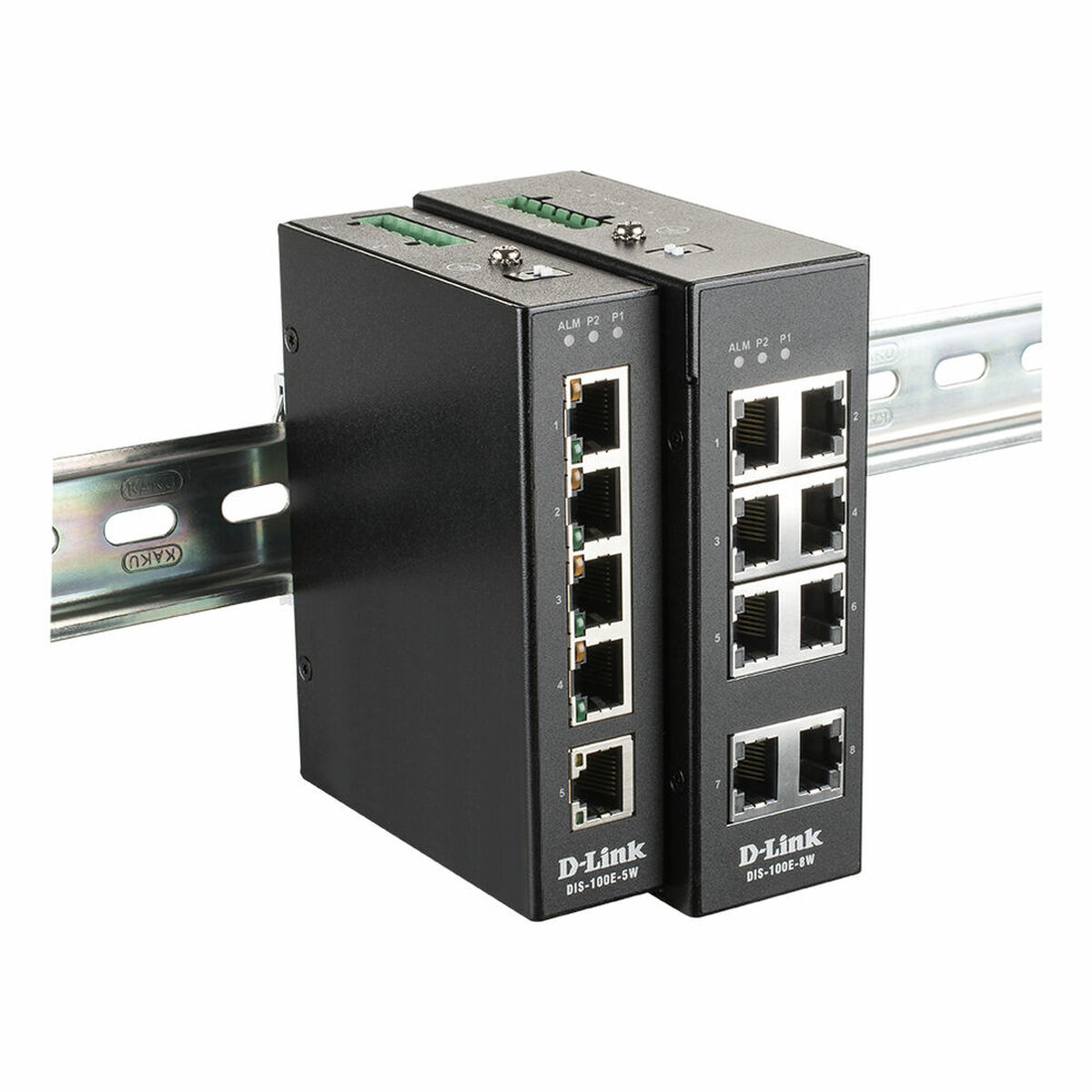 Коммутатор кабинета D-Link DIS-100E-8W RJ45 x 8 Чёрный-2