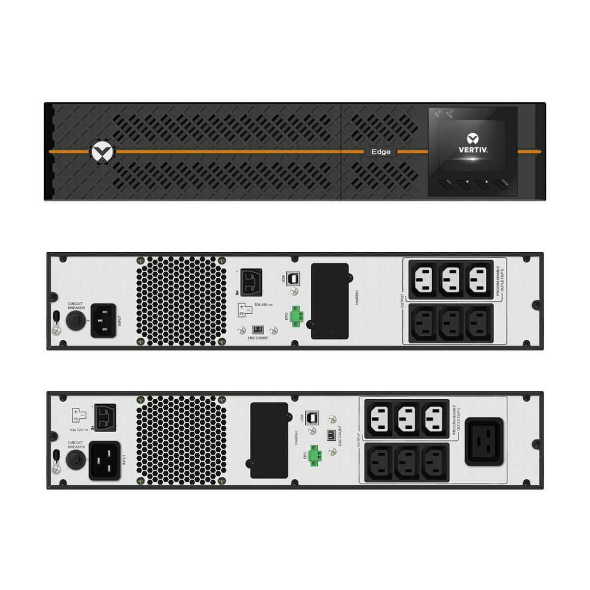 Система бесперебойного питания Интерактивная SAI Vertiv EDGE-3000IRT2UXL-2