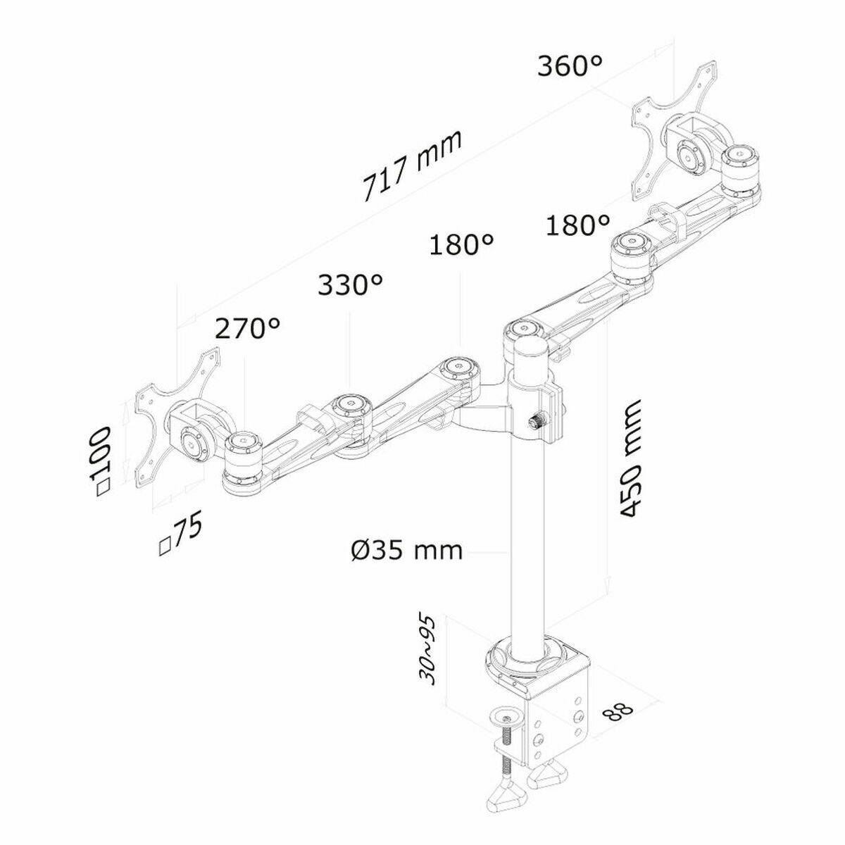 Настольная подставка для экрана Neomounts Q610320 26 14-2