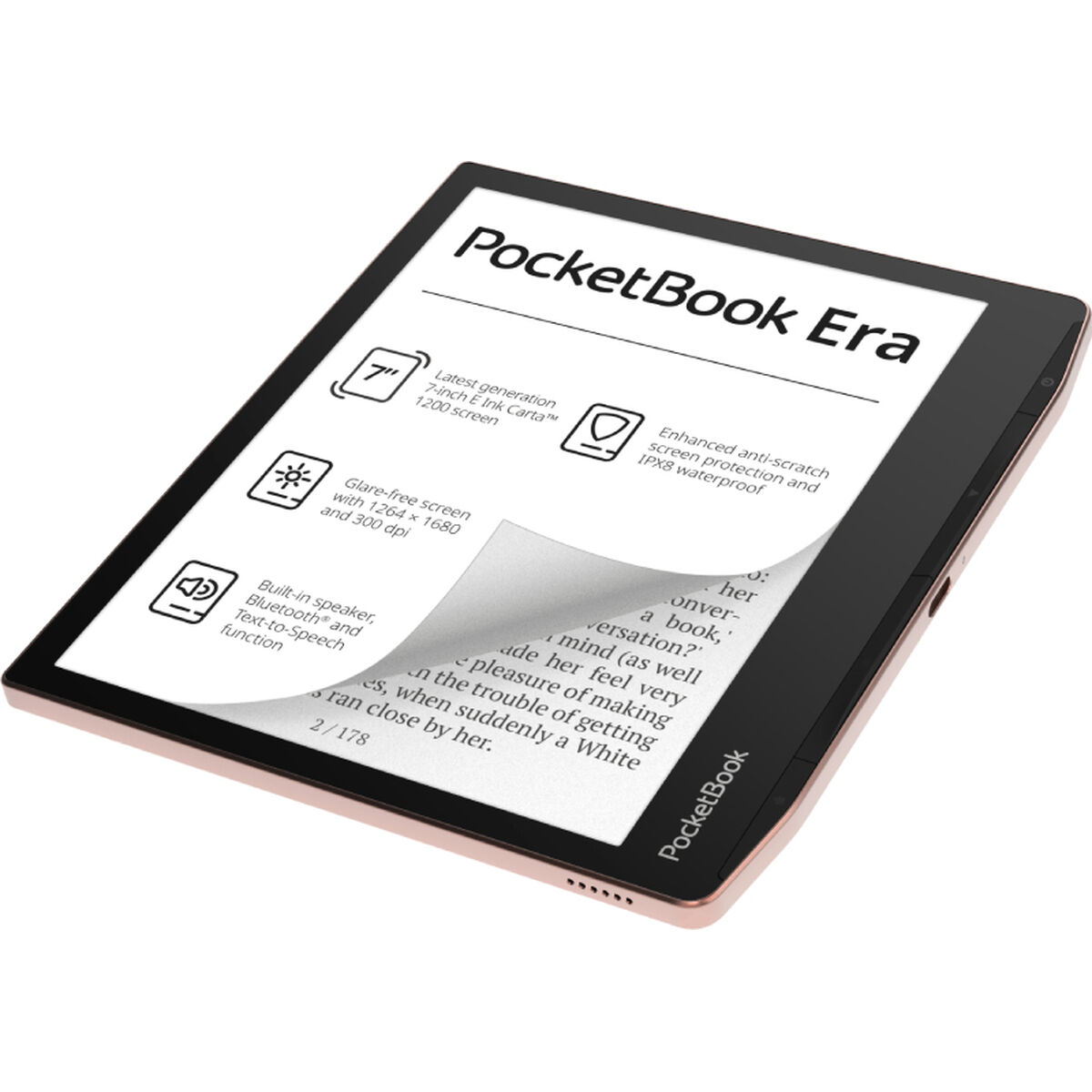 Эл. книга PocketBook 700 Era Copper Чёрный 64 Гб 7-3