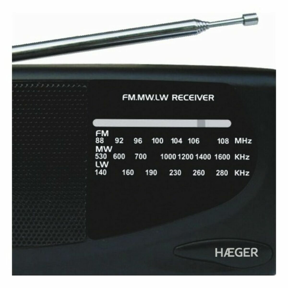 AM / FM радио Haeger PR-TRI.002A Чёрный-3