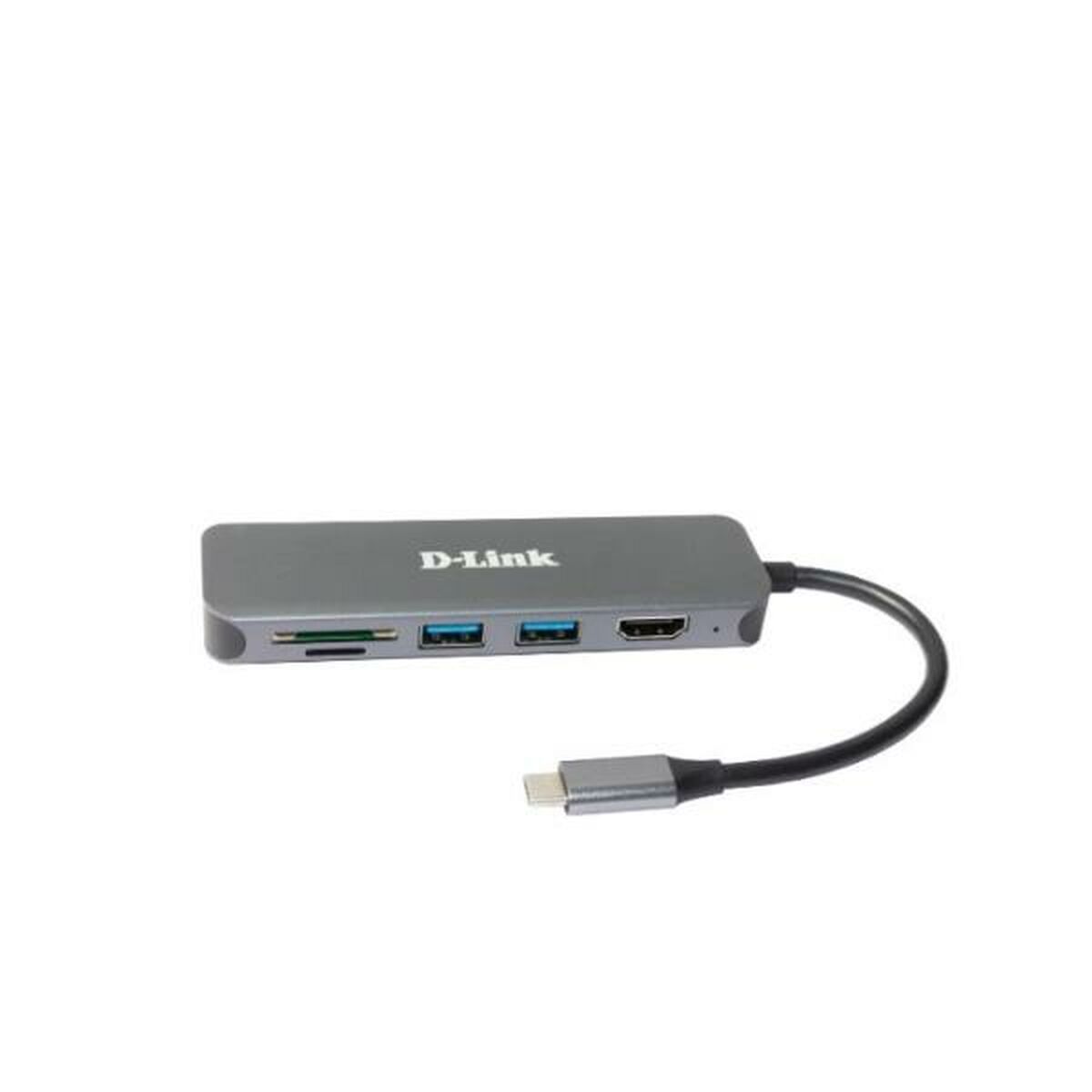 USB-разветвитель D-Link DUB-2327 Чёрный-2