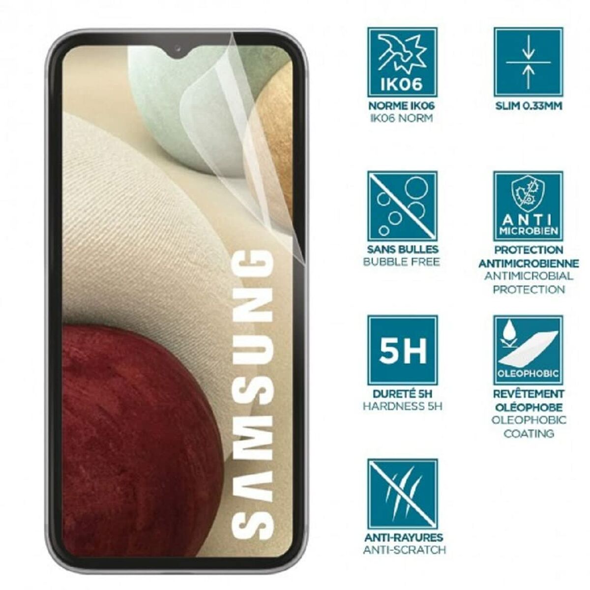 Защита для экрана для телефона Mobilis 036264 Samsung Galaxy A33 5G-3