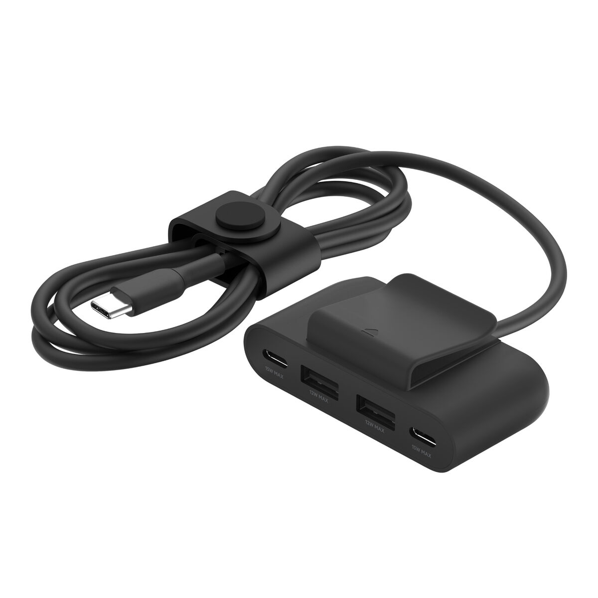 USB-разветвитель Belkin BUZ001BT2MBKB7 Чёрный-4