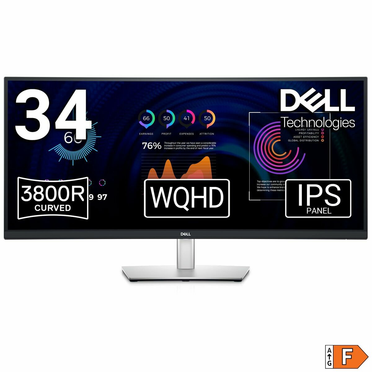 Монитор Dell P3424WE 34 LED IPS-2
