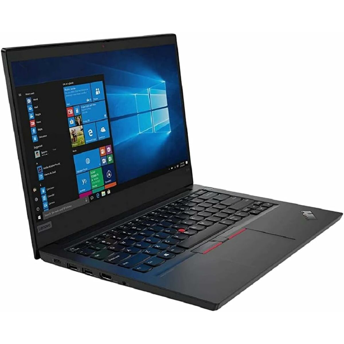 노트북 Lenovo ThinkPad E14 G2 14 I5-10310U 8GB RAM 256GB SSD 스페인어 Qwerty Black 256GB 인텔 코어 i5-1135g7-3