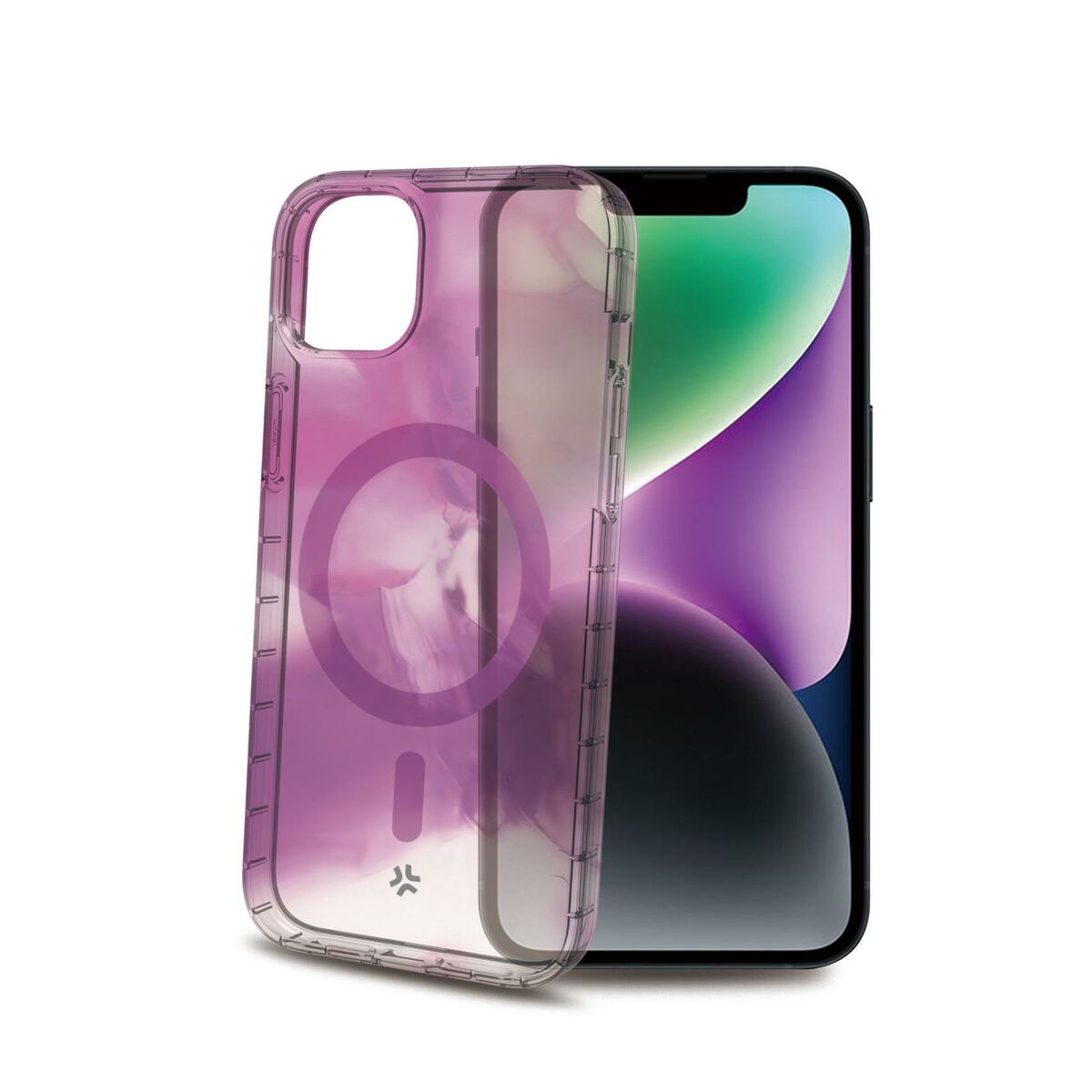 Чехол для мобильного телефона Celly iPhone 15 Фиолетовый Прозрачный-2