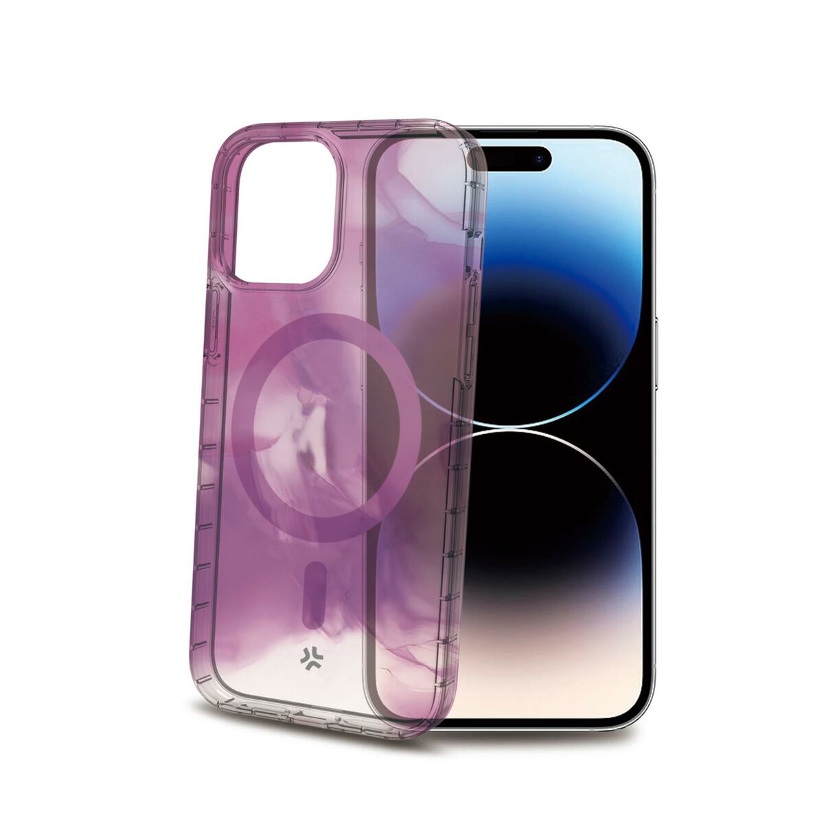 Чехол для мобильного телефона Celly iPhone 15 Pro Фиолетовый Прозрачный-2