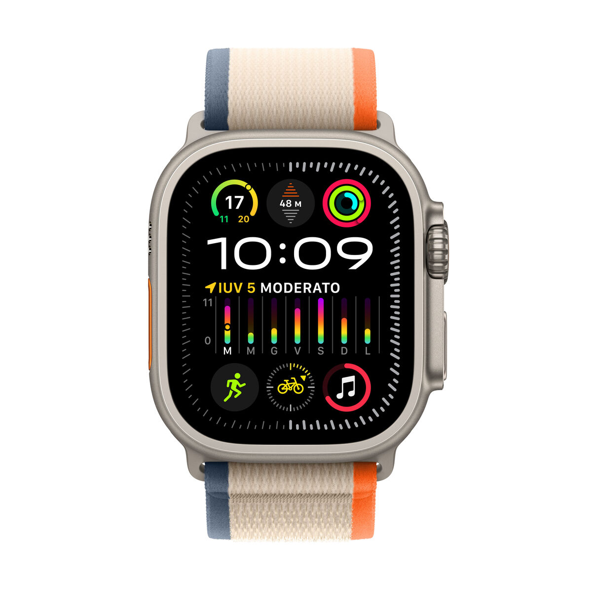 Умные часы Watch Ultra Apple MRF23TY/A Позолоченный 1,92 49 mm-2