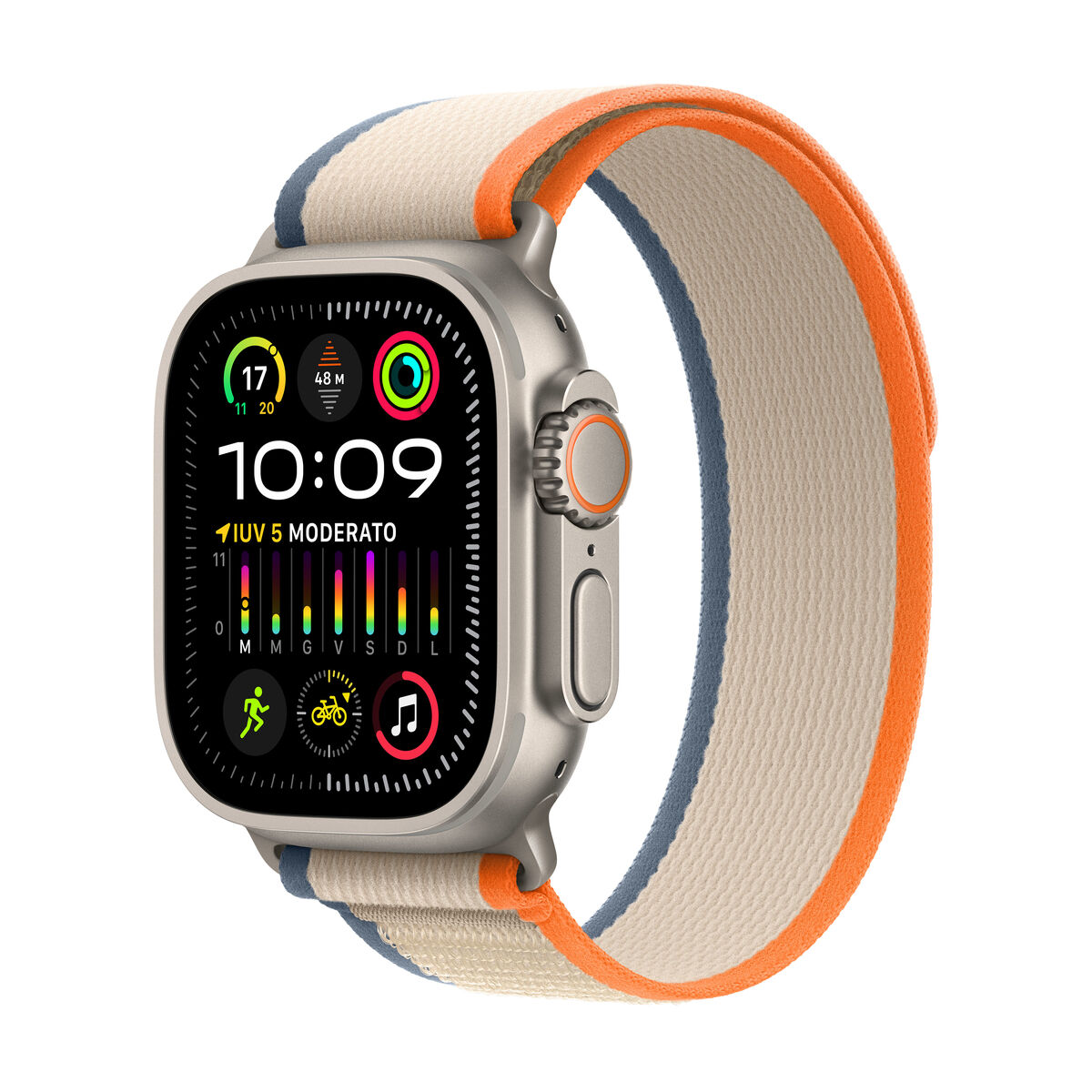 Умные часы Watch Ultra Apple MRF23TY/A Позолоченный 1,92 49 mm-3