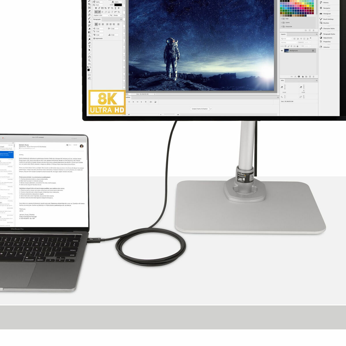 USB-C-кабель Startech A40G2MB 2 m-5