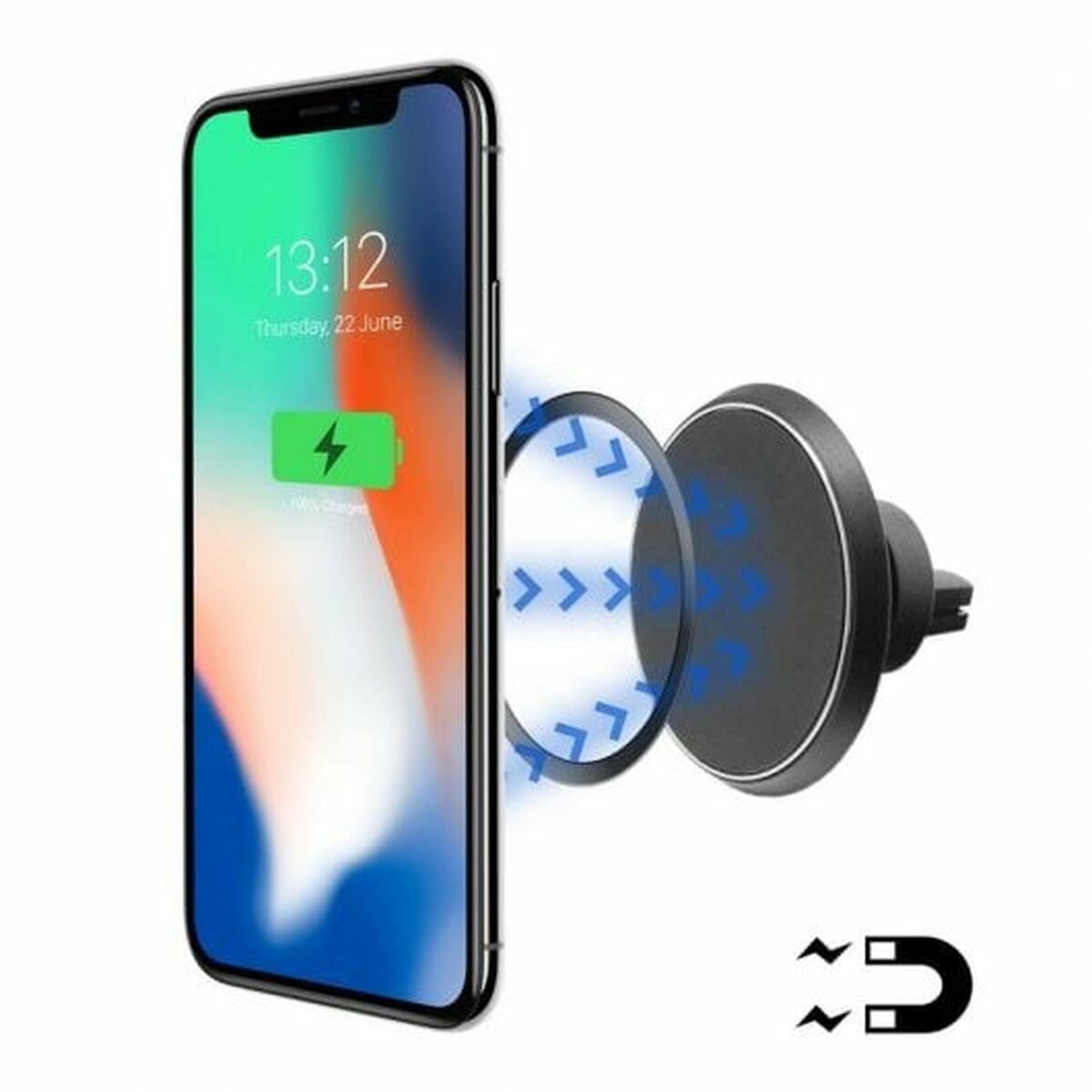 Unotec simsiz avtomobil şarj cihazı ilə telefon standı-4