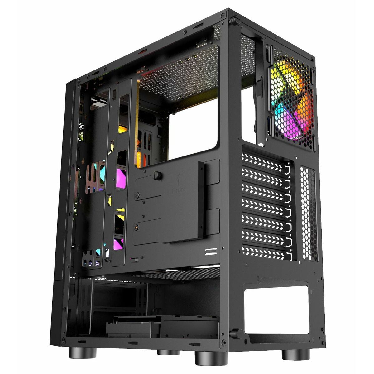 Блок полубашня ATX Galileo Nfortec Caelum Чёрный-3