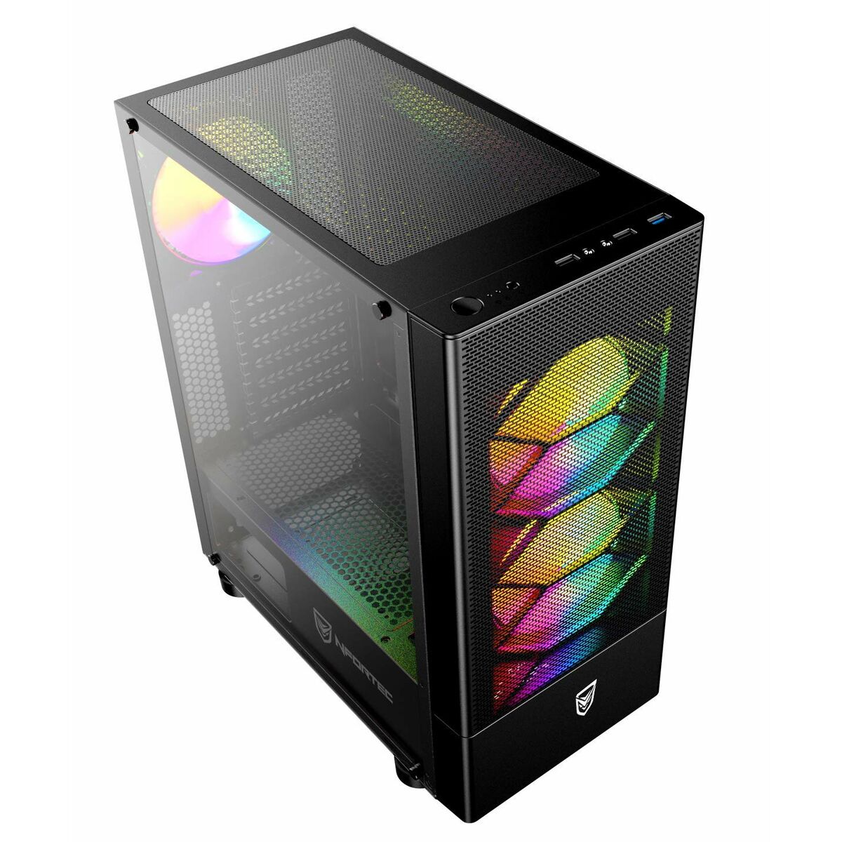 Блок полубашня ATX Galileo Nfortec Caelum Чёрный-4