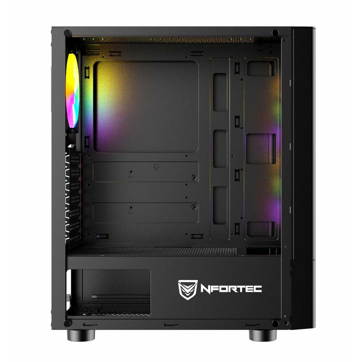 Блок полубашня ATX Galileo Nfortec Caelum Чёрный-5