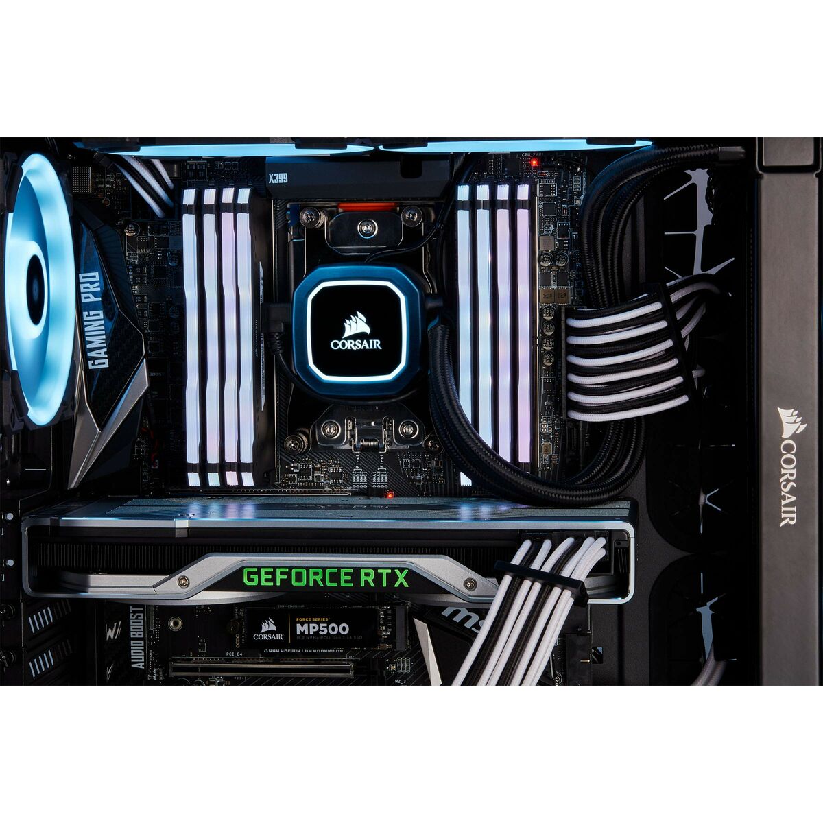 Кабель питания Corsair CP-8920245 Белый Папа Папа/Папа Straight-4