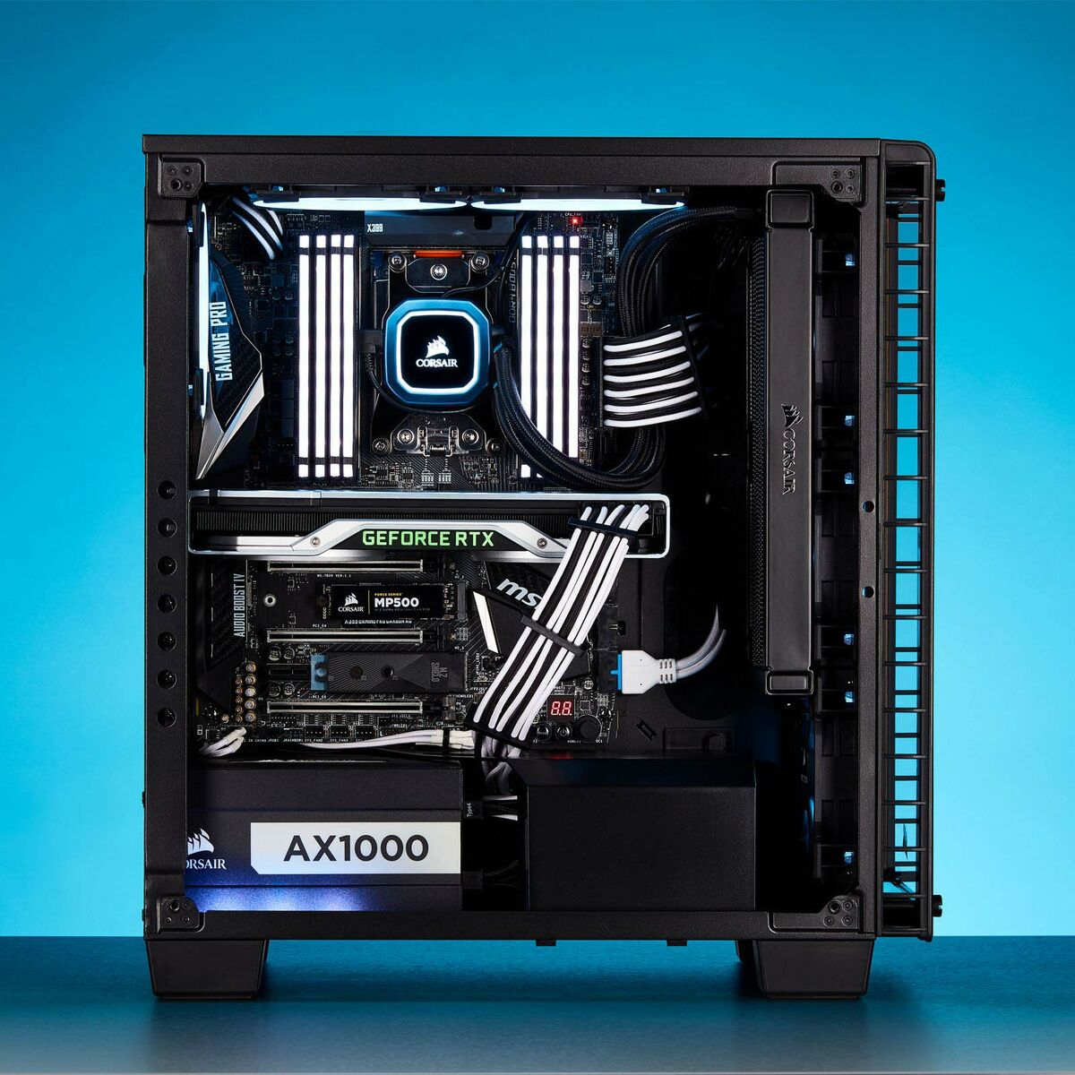 Кабель питания Corsair CP-8920245 Белый Папа Папа/Папа Straight-8