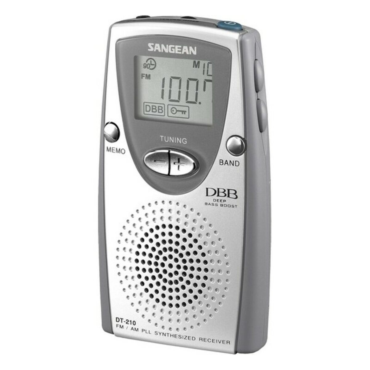 Портативное радио Sangean DT-210 Серебристый-4