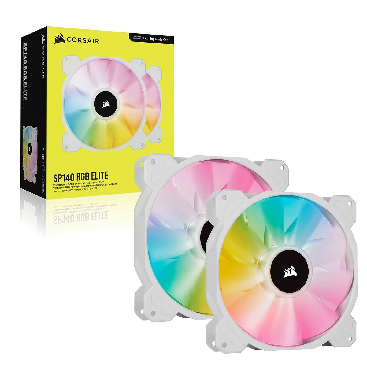 Вентилятор в корпусе Corsair SP140 RGB ELITE-2