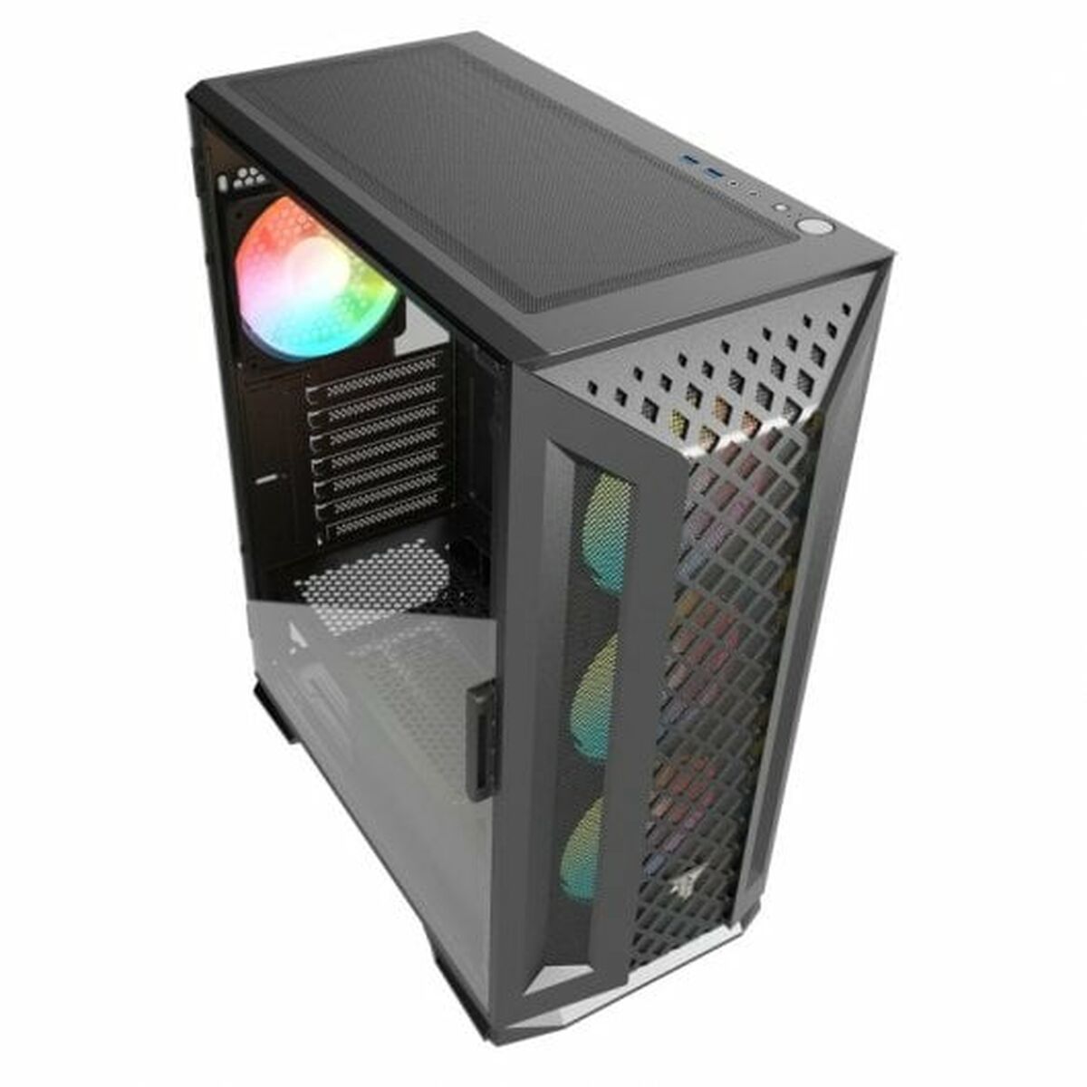 ATX Galileo Tempest TP-ATX-CS-MI Halbturm-Einheit Schwarz-5