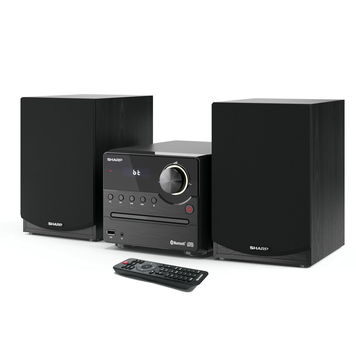 Мини музыкальный центр Sharp XL-B512(BK)-2