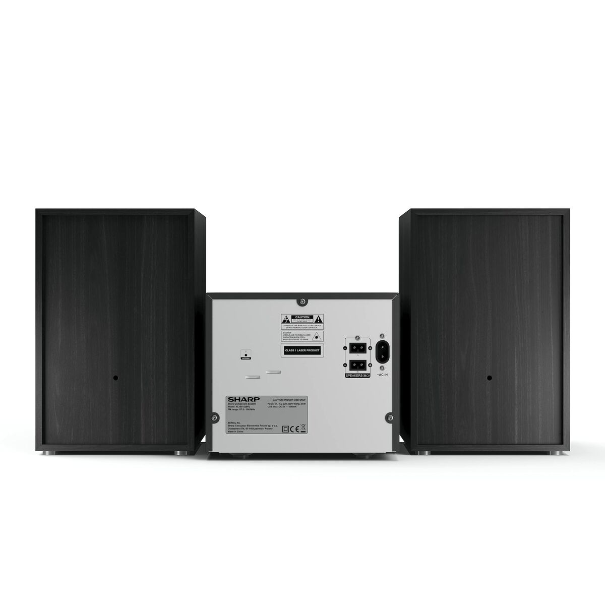 Мини музыкальный центр Sharp XL-B512(BK)-3