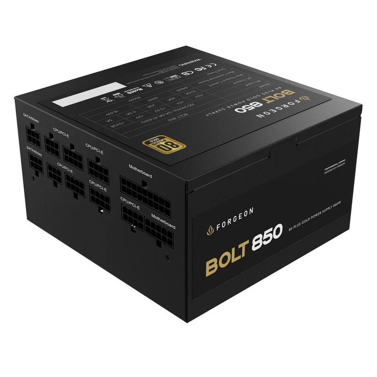 Блок питания для игрового компьютера Forgeon Bolt PSU 850W-2