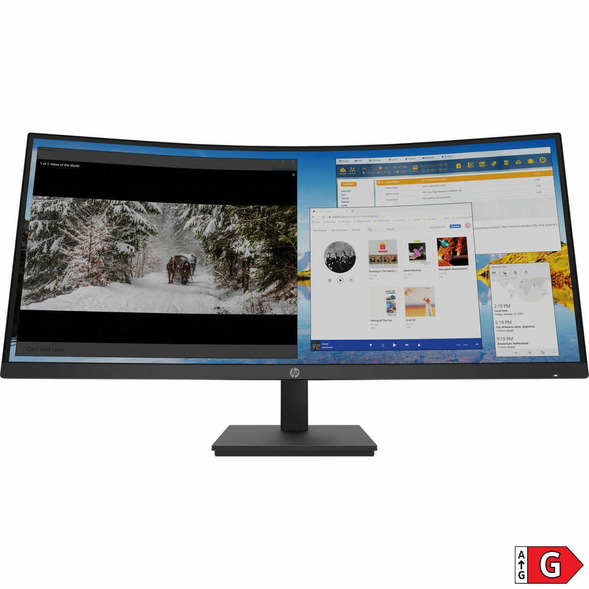 Монитор HP M34d 34 LED VA Flicker free 100 Hz-2