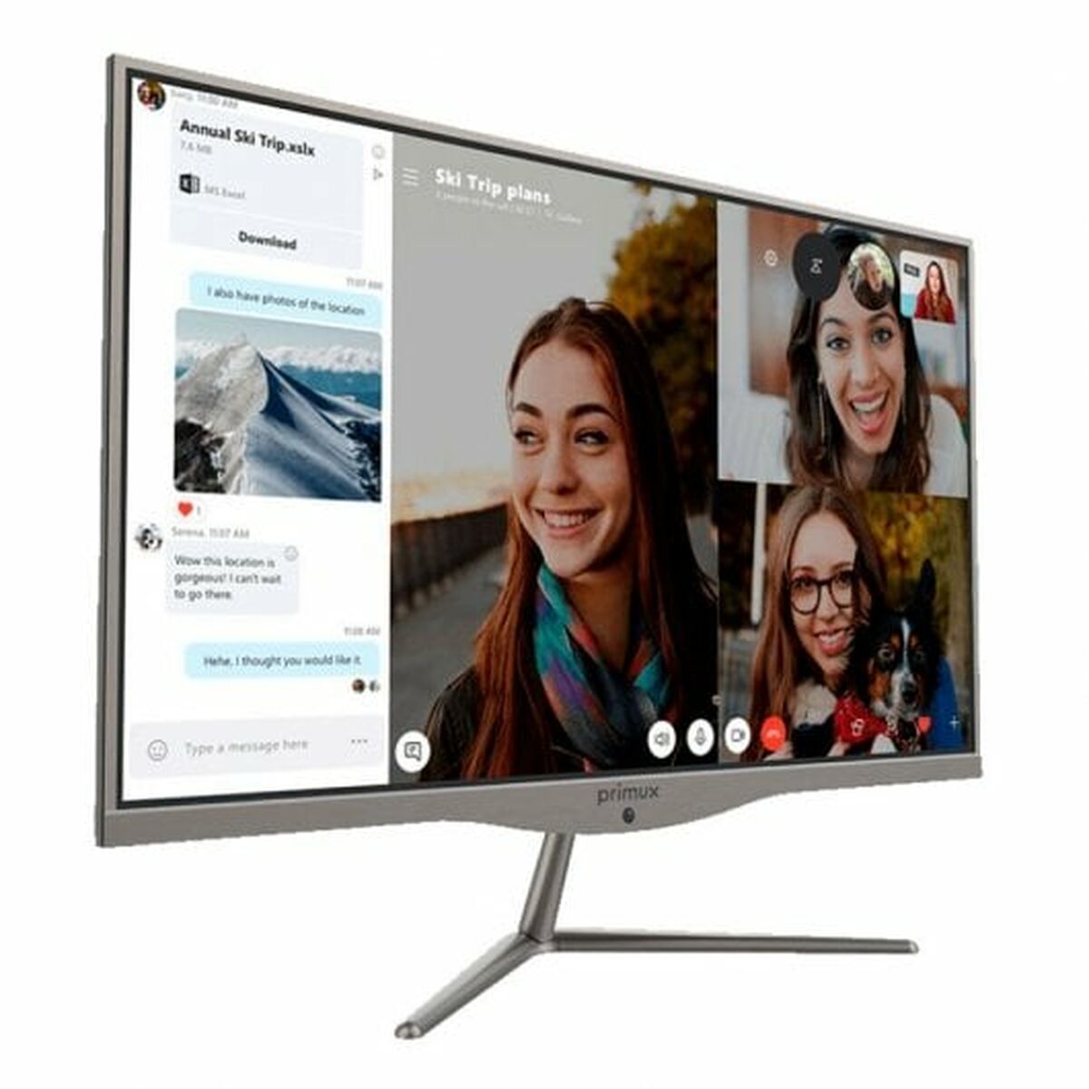 Всё-в-одном Primux IOX AiO 24i3FW 23,8 Intel Core i3-10110U 8 GB RAM 256 Гб SSD-4
